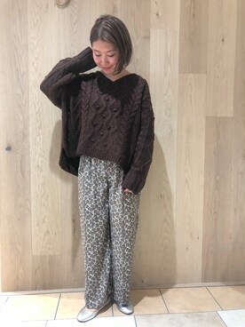 flowerさん（レディース・155cm）の秋コーディネート