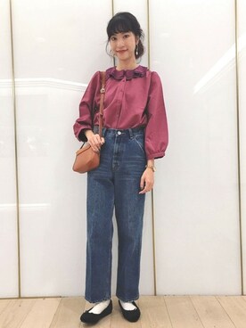 flowerさん（レディース・159cm）の秋コーディネート