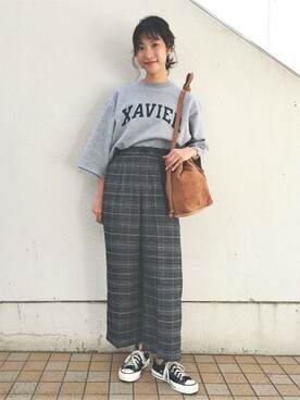 flowerさん（レディース・159cm）の秋コーディネート