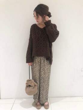 flowerさん（レディース・155cm）の秋コーディネート