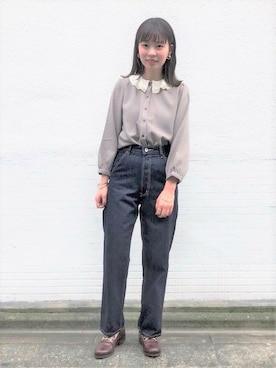 flowerさん（レディース・156cm）の秋コーディネート