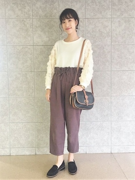 flowerさん（レディース・159cm）の秋コーディネート