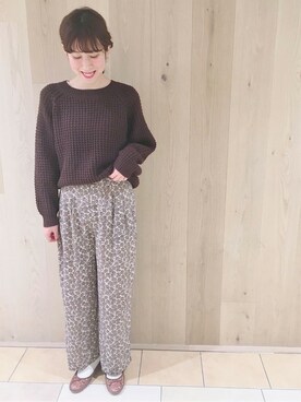 flowerさん（レディース・159cm）の秋コーディネート