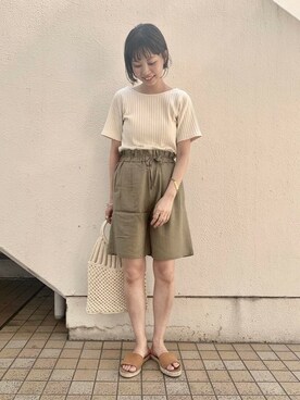 flowerさん（レディース・158cm）の夏コーディネート
