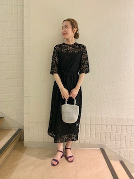 flower(フラワー)の「メモリアルレースワンピース(ワンピース ...