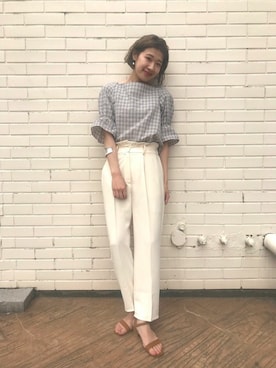 flowerさん（レディース・158cm）の夏コーディネート