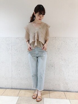 flowerさん（レディース・163cm）の夏コーディネート