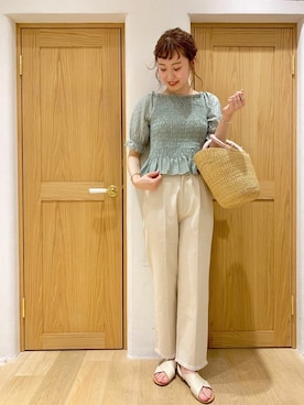 flowerさん（レディース・164cm）の夏コーディネート