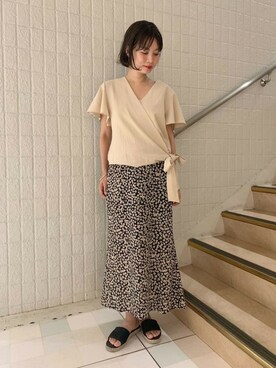 flowerさん（レディース・158cm）の夏コーディネート