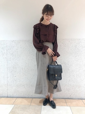 flowerさん（レディース・163cm）の秋コーディネート