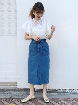 flowerさん（レディース・163cm）の春コーディネート