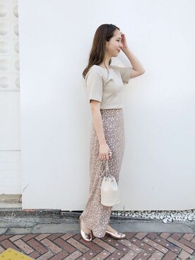 flowerさん(レディース・160cm)の春コーディネート