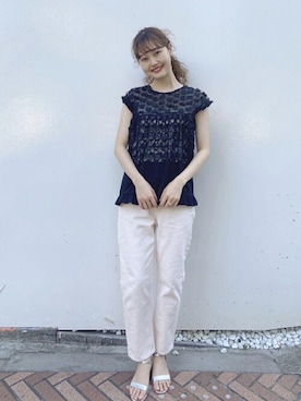 flowerさん（レディース・163cm）の春コーディネート