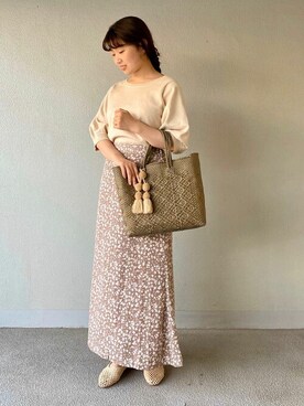 flowerさん（レディース・155cm）の春コーディネート