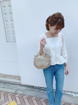 flowerさん（レディース・163cm）の春コーディネート