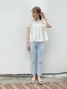 flowerさん（レディース・163cm）の夏コーディネート