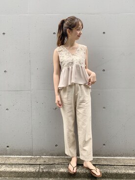 flowerさん（レディース・160cm）の夏コーディネート