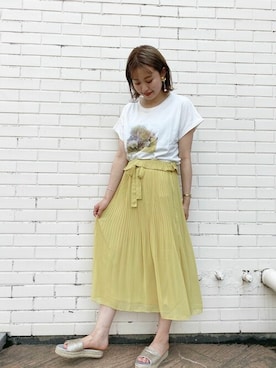 「flower」｜「アイテム（アクセサリー）」を使った、flowerさん（レディース・164cm）の夏コーディネート