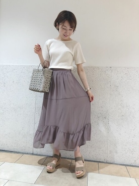 flowerさん（レディース・158cm）の夏コーディネート