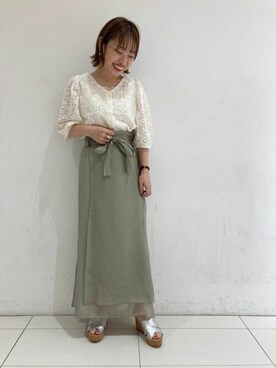 flowerさん（レディース・160cm）の夏コーディネート