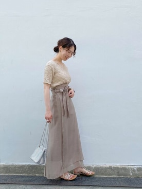 flowerさん（レディース・155cm）の夏コーディネート