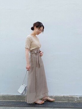 flowerさん（レディース・155cm）の夏コーディネート