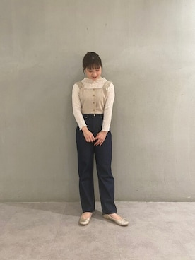 「ビスチェコーデ」｜flowerさん（レディース・156cm）の秋コーディネート