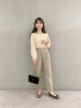 「flower」｜「アイテム（アクセサリー）」を使った、flowerさん（レディース・160cm）の秋コーディネート