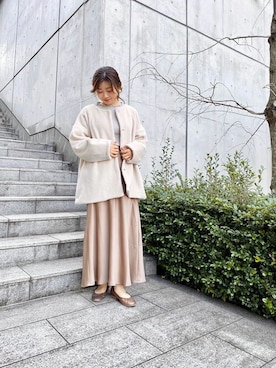 flowerさん（レディース・154cm）の冬コーディネート