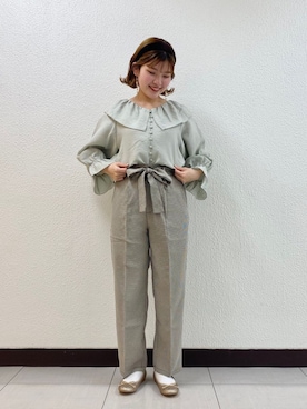 「flower」｜「アイテム（アクセサリー）」を使った、flowerさん（レディース・153cm）の冬コーディネート
