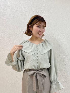 「flower」｜「アイテム（アクセサリー）」を使った、flowerさん（レディース・153cm）の冬コーディネート
