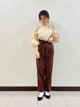 flowerさん（レディース・154cm）の冬コーディネート