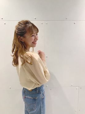 「flower」｜「アイテム（アクセサリー）」を使った、flowerさん（レディース・160cm）の冬コーディネート