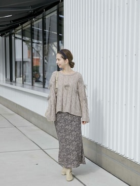 flowerさん(レディース・160cm)の冬コーディネート