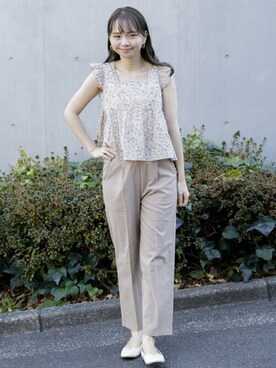 flowerさん（レディース・160cm）の春コーディネート