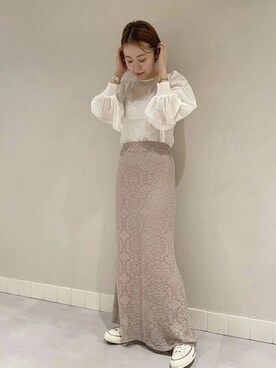 flowerさん（レディース・163cm）の春コーディネート