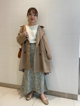 flowerさん（レディース・156cm）の春コーディネート