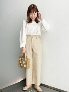 flowerさん（レディース・158cm）の春コーディネート