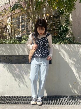 flowerさん（レディース・151cm）の春コーディネート