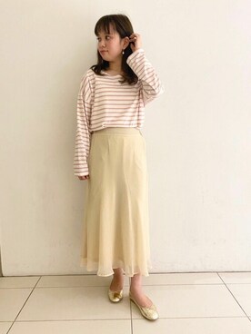 flowerさん（レディース・160cm）の春コーディネート