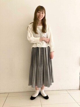 flowerさん（レディース・162cm）の春コーディネート