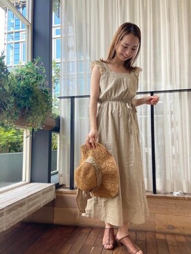 flowerさん（レディース・160cm）の春コーディネート