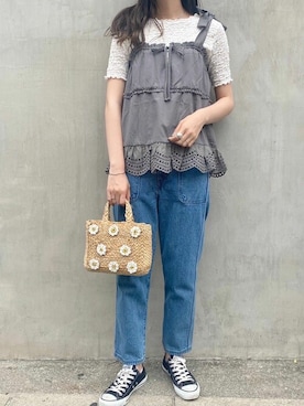 flowerさん（レディース・169cm）の春コーディネート