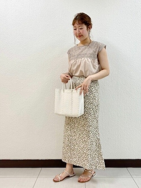 flowerさん（レディース・156cm）の夏コーディネート