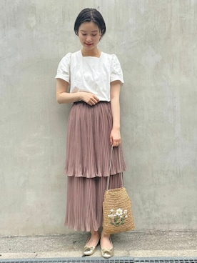 flowerさん（レディース・162cm）の夏コーディネート