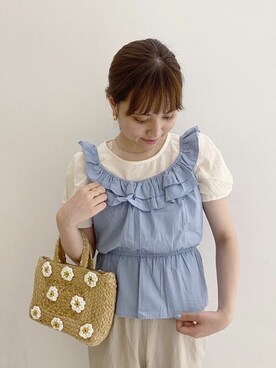 flowerさん（レディース・160cm）の夏コーディネート