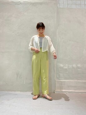 flowerさん（レディース・156cm）の夏コーディネート