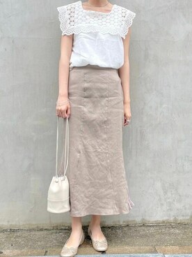 flowerさん（レディース・169cm）の夏コーディネート