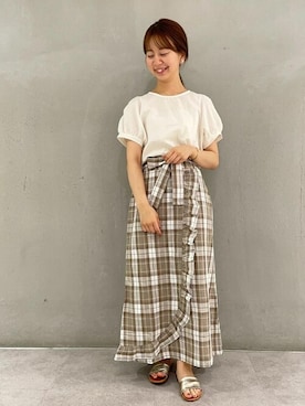 flowerさん（レディース・156cm）の夏コーディネート