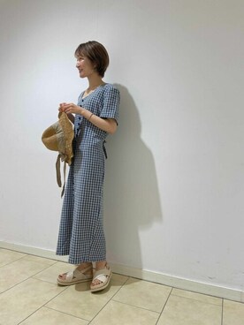 flowerさん（レディース・158cm）の夏コーディネート